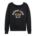 thumbnail image 1 of Natural Light - Athletics - Women's French Terry Long Sleeve Shirt, 1 of 4