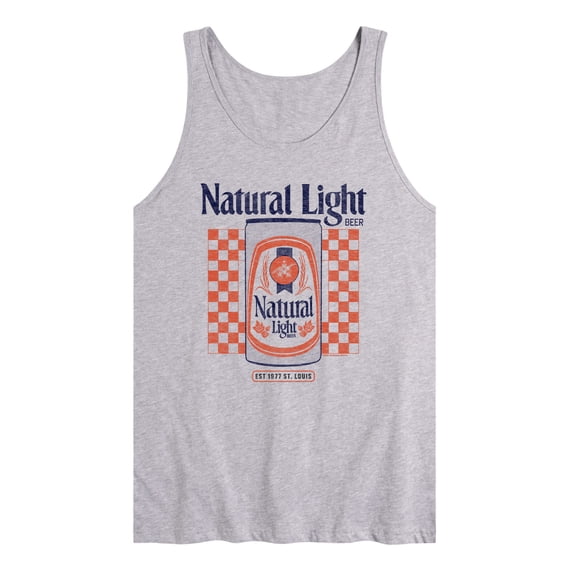 Natural Light - Checker - Men's Tank Top