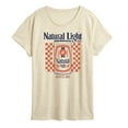 thumbnail image 1 of Natural Light - Checker - Women's Short Sleeve Graphic T-Shirt, 1 of 4