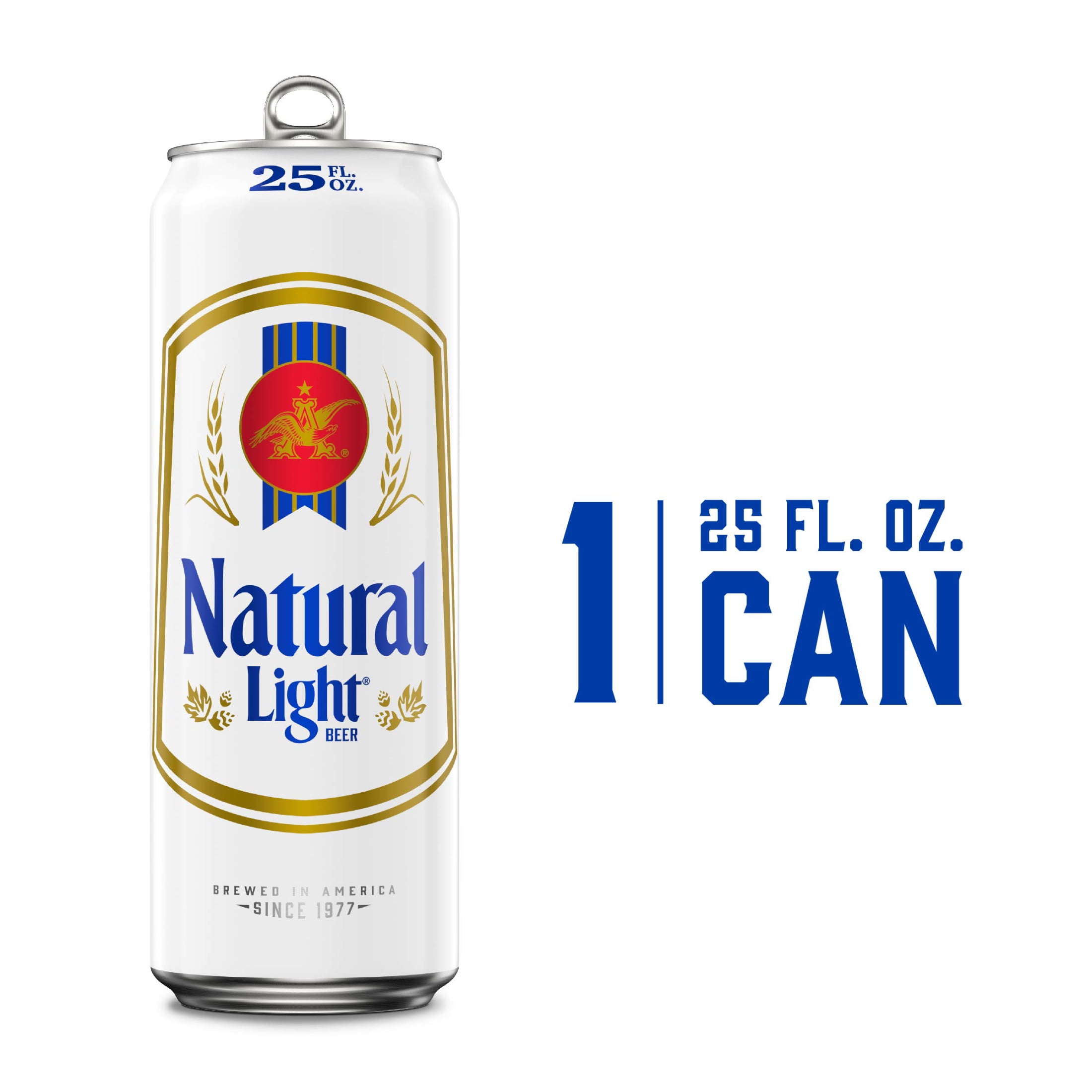 Natural Light Lager Domestic Beer 25 fl oz 1 Aluminum Can 4.2 ABV