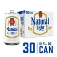Natural Light Lager Domestic Beer 30 Pack 12 fl oz Aluminum Cans 4.2