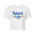 thumbnail image 1 of Natural Light - Logo - Junior's Cropped Graphic T-Shirt, 1 of 5