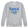 thumbnail image 1 of Natural Light - Logo - Men's Crew Fleece Sweatshirt, 1 of 5