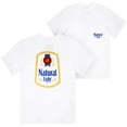 thumbnail image 1 of Natural Light Men's White Pocket T-Shirt-Large, 1 of 3