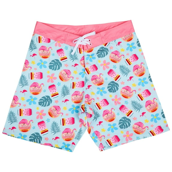 Natural Light Naturdays Floral All Over Print Board Shorts-Large (34)