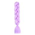 thumbnail image 1 of Natural Light Purple Braiding Hair Extensions High Temperature Fiber Jumbo Braiding Hair Extensions One Pack Black Braiding Hair(1pc-24 Inch), 1 of 5