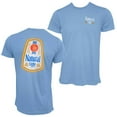 thumbnail image 1 of Natural Light Two Sided Men's Light Blue T-Shirt-Small, 1 of 1