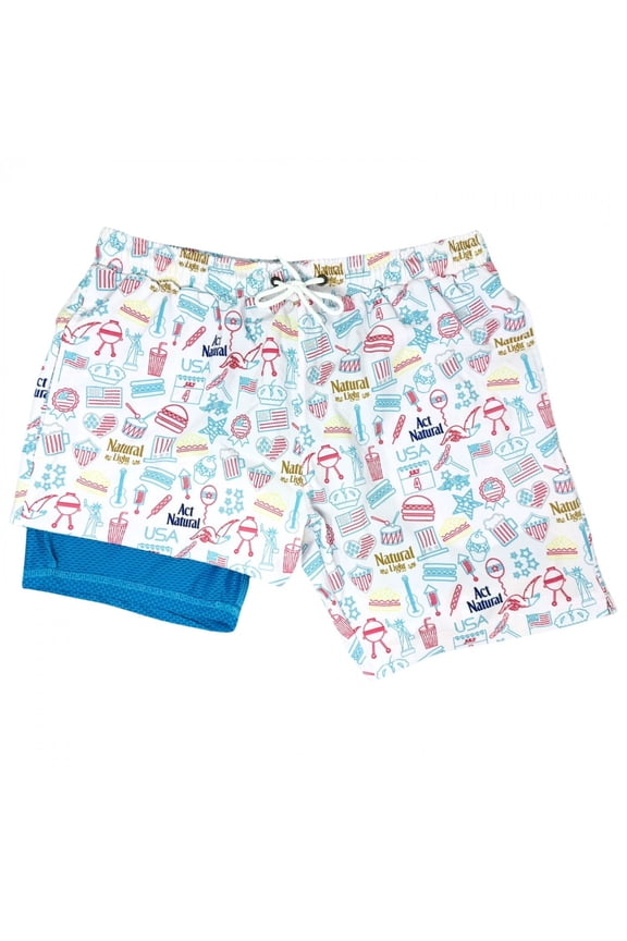 Weekend BBQ Tropical Bros. Swimsuit-3XLarge