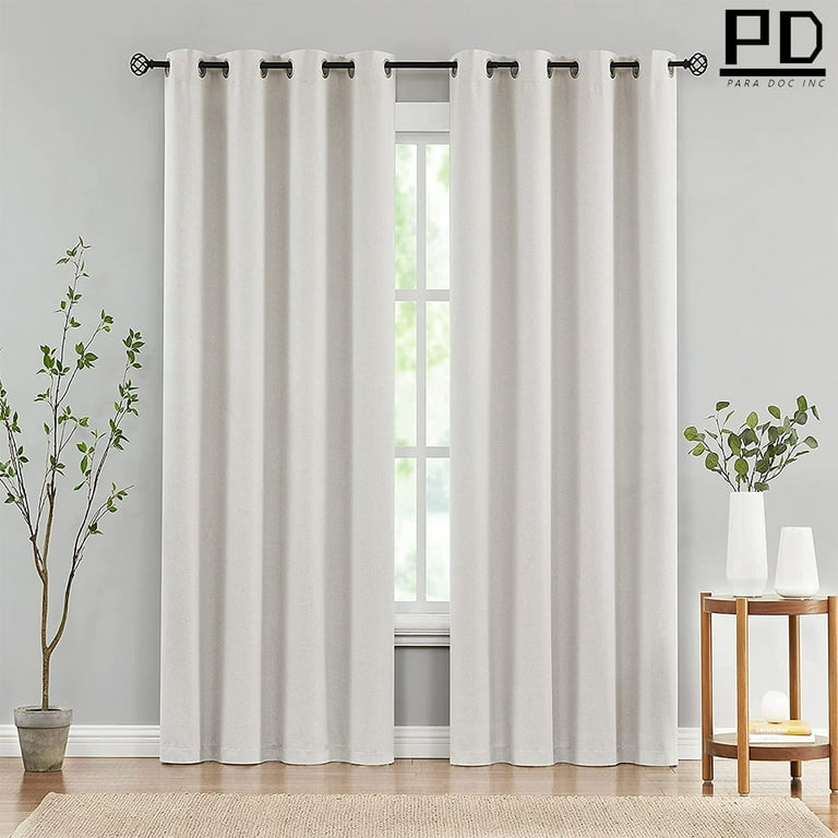 Natural Linen Blackout Curtains Com