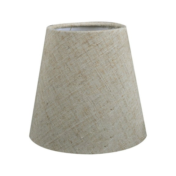 Natural Linen Conical Lamp Shade,Flame Resistant Fabric Light Cover,Anti-Glare Soft Light Lampshade for Table Lamp Wall Sconce Chandelier Home Retro Modern Decor Replacement