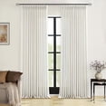 thumbnail image 1 of Natural Linen Pinch Pleated Curtains 120 Inches Long for Living Room Pleated Drapes Hooks Back Tab Thick Linen Textured Boho Farmhouse Cream Ivory Birch Extra Long 120 Inch Curtain for Dining Bedroom, 1 of 9