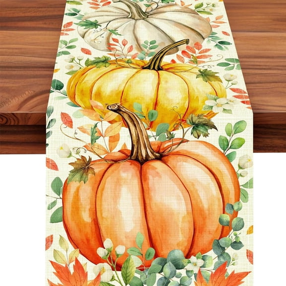 Natural Linen Table Runner Kitchen Dining Decoration for Daily Use and Celebration