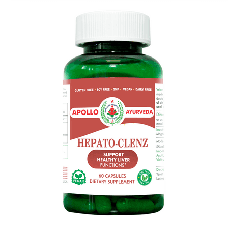 Natural Liver Cleanse and Detox Supplement made with Organic Kali Haldi (Berberis aristata) Turmeric(Curcumin) and Black Pepper | 60 Veg Capsules | Made in USA - Hepato-Clenz