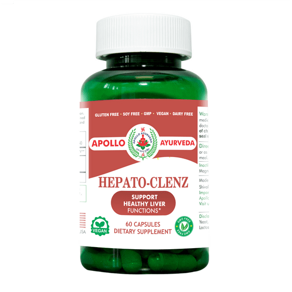 Natural Liver Cleanse and Detox Supplement made with Organic Kali Haldi (Berberis aristata) Turmeric(Curcumin) and Black Pepper | 60 Veg Capsules | Made in USA - Hepato-Clenz