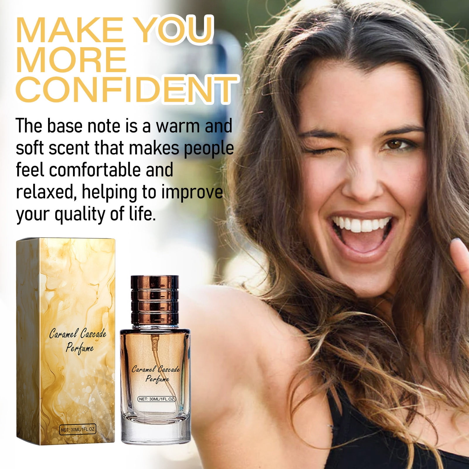 Natural Long Lasting Fragrance Body Spray Taskeen Caramel Perfume