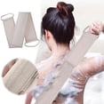 thumbnail image 1 of Natural Loofah Back Scrubber Body Exfoliator for Deep Cleansing and Skin with Long Handle Design for, 1 of 5