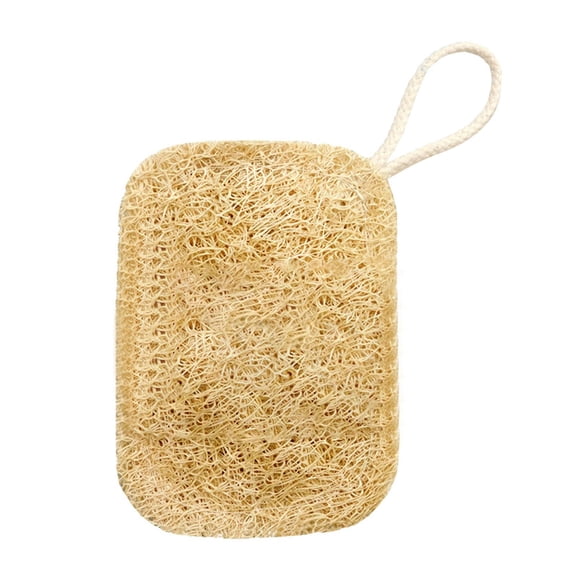 Natural Loofah Dish Sponge, Plant-Based Non-Scratch Kitchen Scouring Pads,Biodegradable Compostable Zero Waste Eco Friendly Scrubbers for Dishes, Pots, Pans, Sink and Tile Cleaning