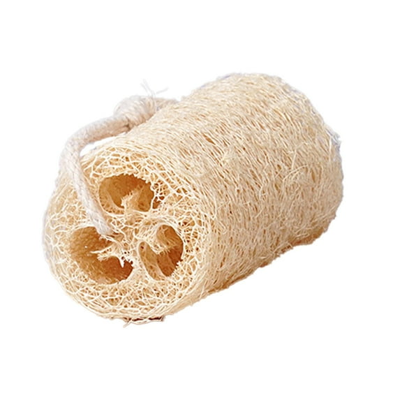 Natural Loofah Dishwashing Brush | Farm Silk Gourd Pulp Scrubber | Kitchen Cleaning Utensil for Pots, Pans & Stovetops | Bath & Workshop Scrub Towel | 10x8x8cm