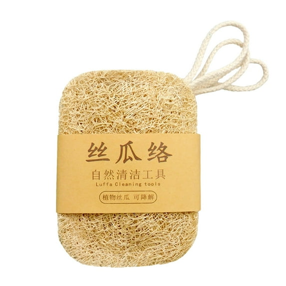 Natural Loofah Dishwashing Loofah Pulp Dishwashing Brush Loofah Pot Brush Dish Towel Scouring Pad Plant Fiber Dishwashing Brush