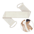 thumbnail image 1 of Natural Loofah Exfoliating Back Scrubber, Luffa Exfoliating Back Strap Sponge Scrubber Brush Body Shower Bath Tools for Men & Women, Long Handled Exfoliating Shower Scrubber Back Body Brush, 1 of 6