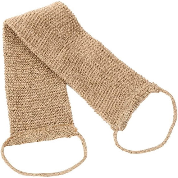 Natural Loofah Exfoliating Back Scrubber for Shower Set, Loofah Sisal Sponge Pads & Body Back Sponge Scrubber, Skin Care Deep Clean & Invigorate Your Skin, for Men Women, Type 3