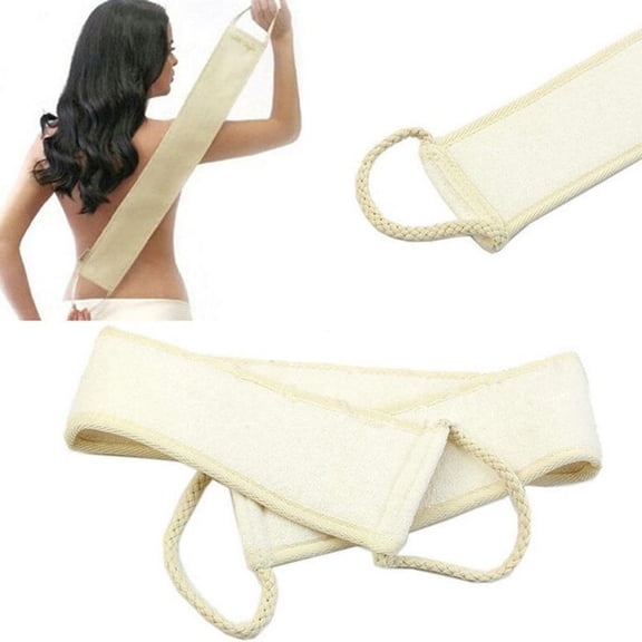 Natural Loofah Exfoliating Back Scrubber for Shower Set , Loofah Sponge Pads