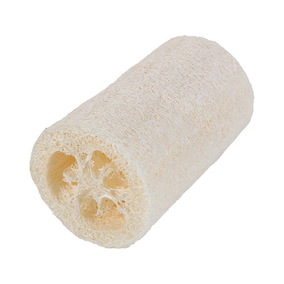 Natural Loofah Scrubber, Luffa Sponge, Multi-Purpose Exfoliating Body Scrubber & Kitchen Cleaner, 1 Pack