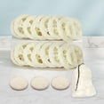 thumbnail image 1 of Natural Loofah Slice, Reusable Loofah Cuts for Sponge Scrubber, Facial Soap Holder and DIY Soap Tools, with Exfoliating Loofah Pad and Storage Bag, 1 of 4
