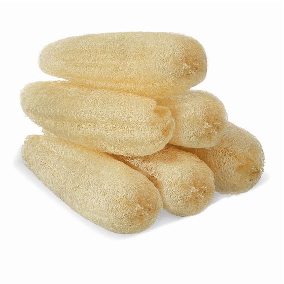 Natural Loofah Sponges Organic Luffa Bath Shower Sponge Exfoliating Scrubber for Men Women Adults SPA Beauty 6pack