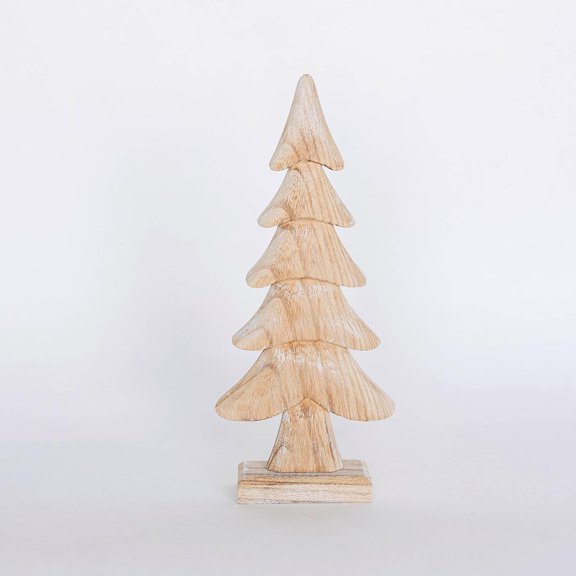 Natural Look Carved Tree Figurine