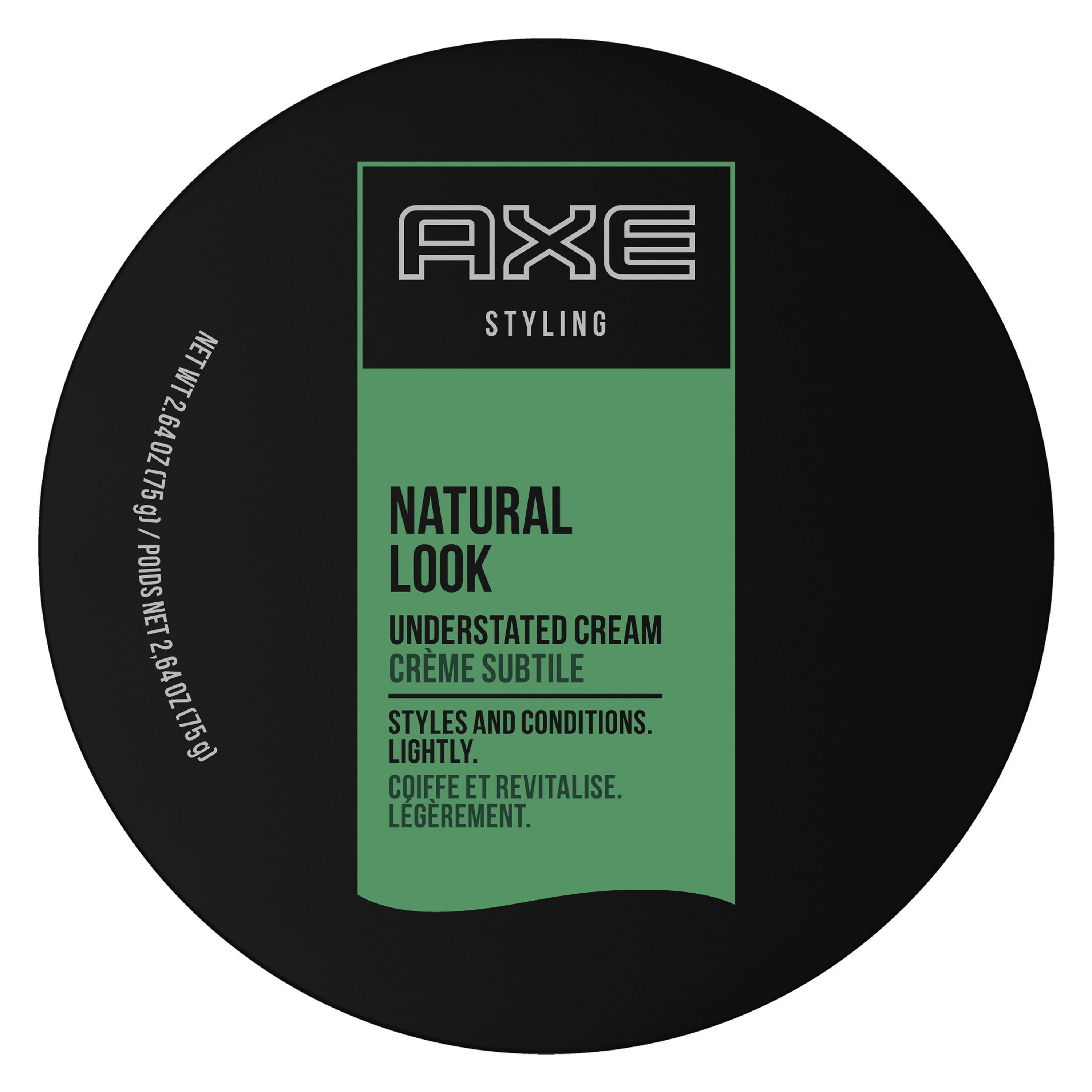 AXE Natural Look Understated Cream for Men - 2.64 oz Texturizing