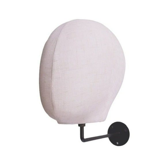 Natural Looking Home Wig Storage Wall Mounted Head Saving Designs Wig Display For Professional Wig Hat Showcasing