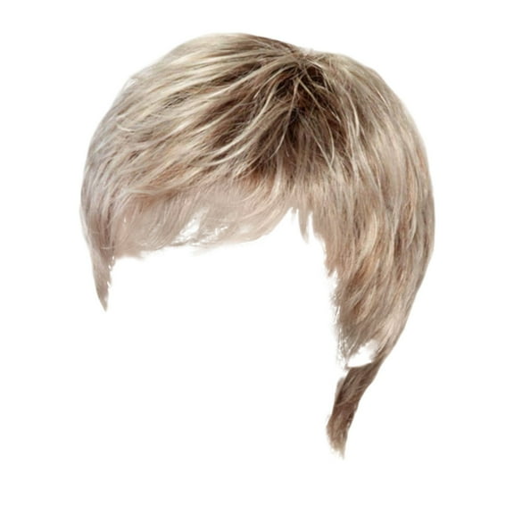 Heat Synthetic Short Straight Layered Wig for Women with Natural and Comfortable Daily Wear Full Cap Design