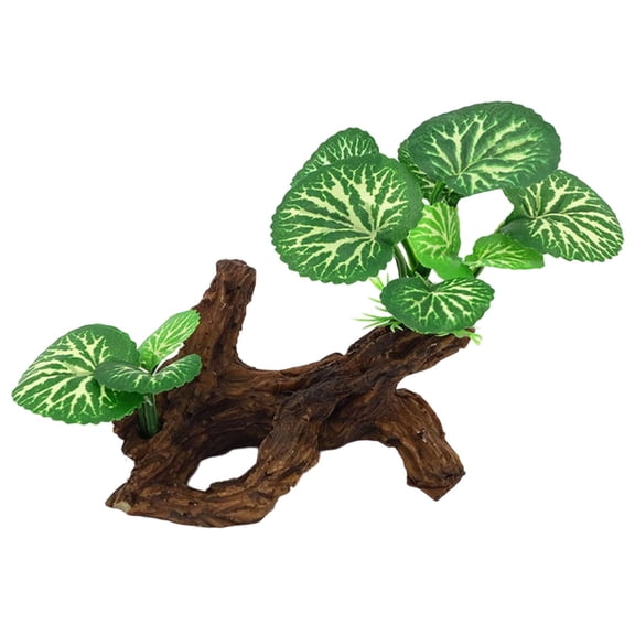 Natural Lookings Artificial Tree Trunk Aquariums Decoration Resin Fish Habitats Hideouts Place for Fishtanks Landscape
