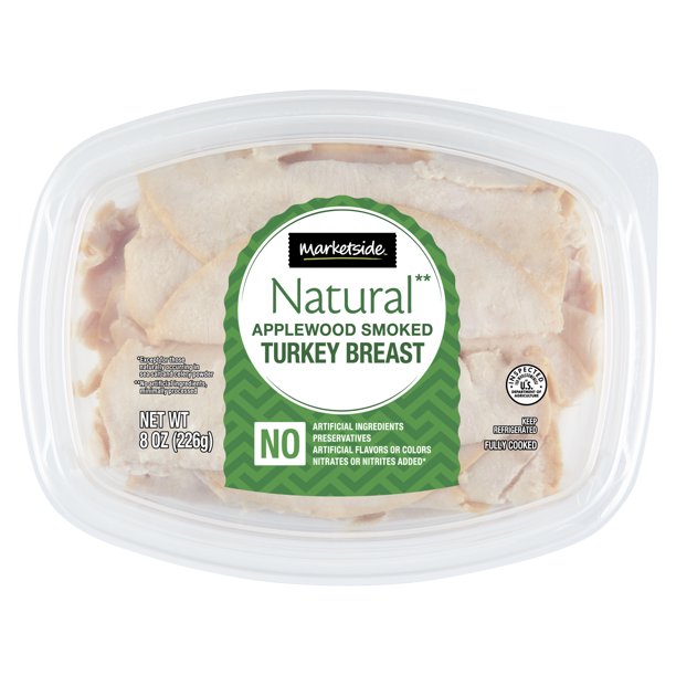 Natural Lunchmeat Sliced Applewood Smoked Turkey, 8 oz.