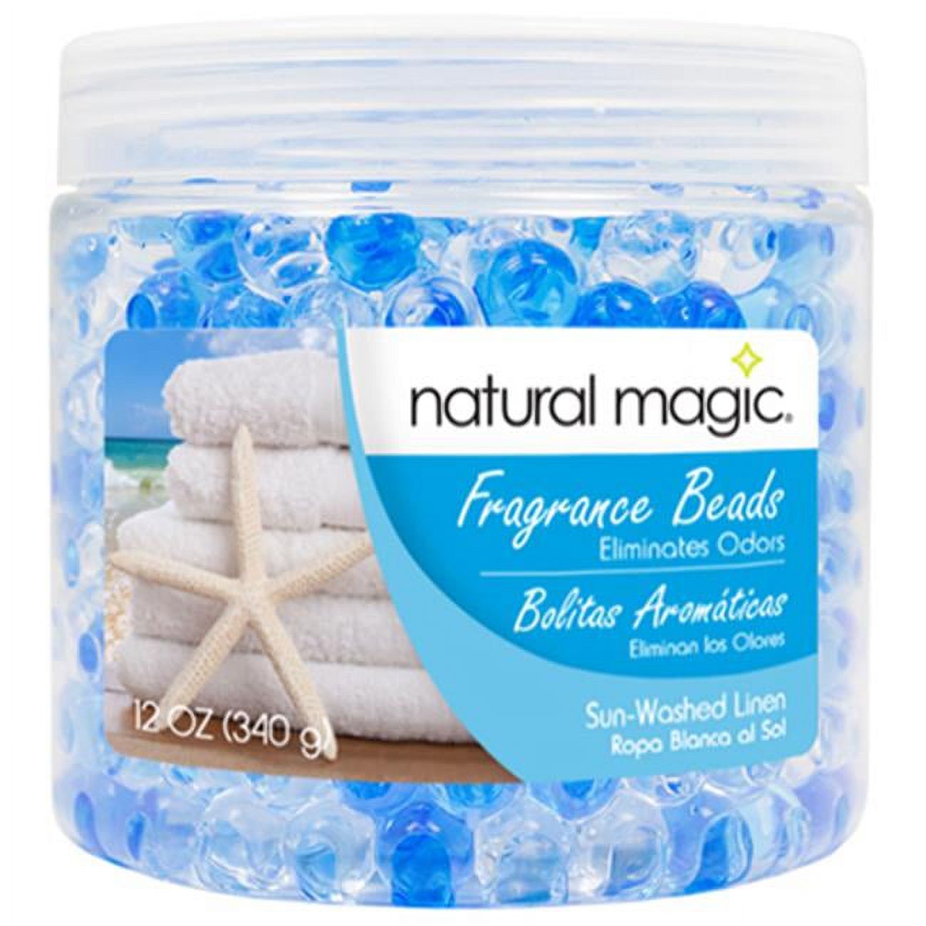 Natural Magic 4114 12 oz. Fragrance Gel Beads Sun Washed Linen
