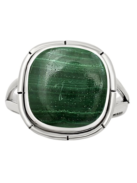 Natural Malachite Eye - Congo 925 Sterling Silver Ring s.7 Jewelry R-1012 SDR251319