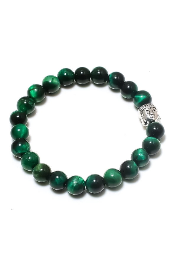 Natural Malachite Gemstone Handmade Cuff Adjustable