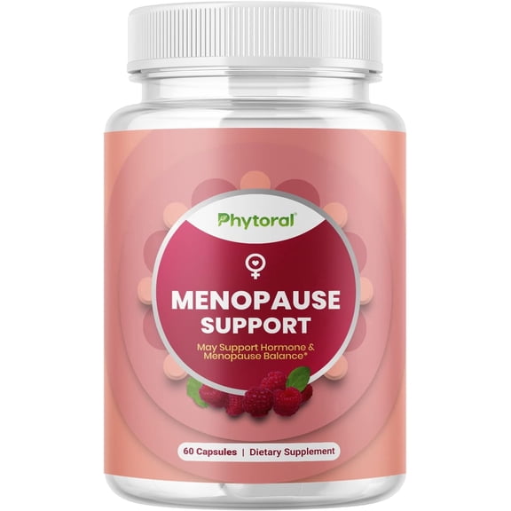 Phytoral Herbal Menopause Supplement with Black Cohosh, Hormone Balance for Women, 60 Capsules