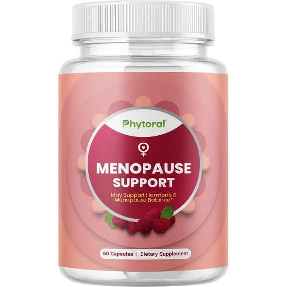 Phytoral Herbal Menopause Supplement with Black Cohosh, Hormone Balance for Women, 60 Capsules