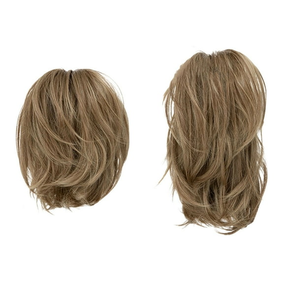 Natural Messy Bun Hair Piece Extensions With Bendable Metal Wire Clip In Ponytail For Women Human Hair Bun Extension