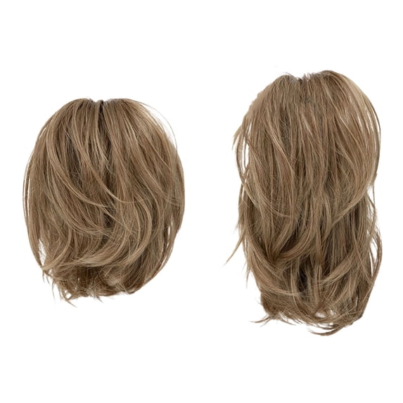 Natural Messy Bun Hair Piece with Bendable Metal Wire Clip In Ponytail Extension Human Hair for Women Straight Hair Styling Accessories