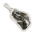 thumbnail image 1 of Natural Meteorite Campo Del Cielo 925 Sterling Silver Pendant Jewelry ALLP-22810, 1 of 1