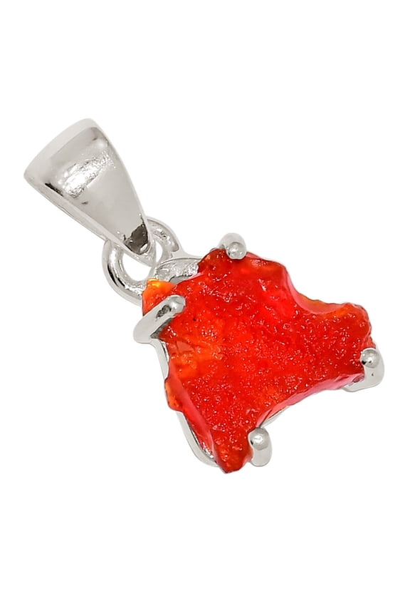 Natural Mexican Opal Rough 925 Sterling Silver Pendant Jewelry ALLP-28643