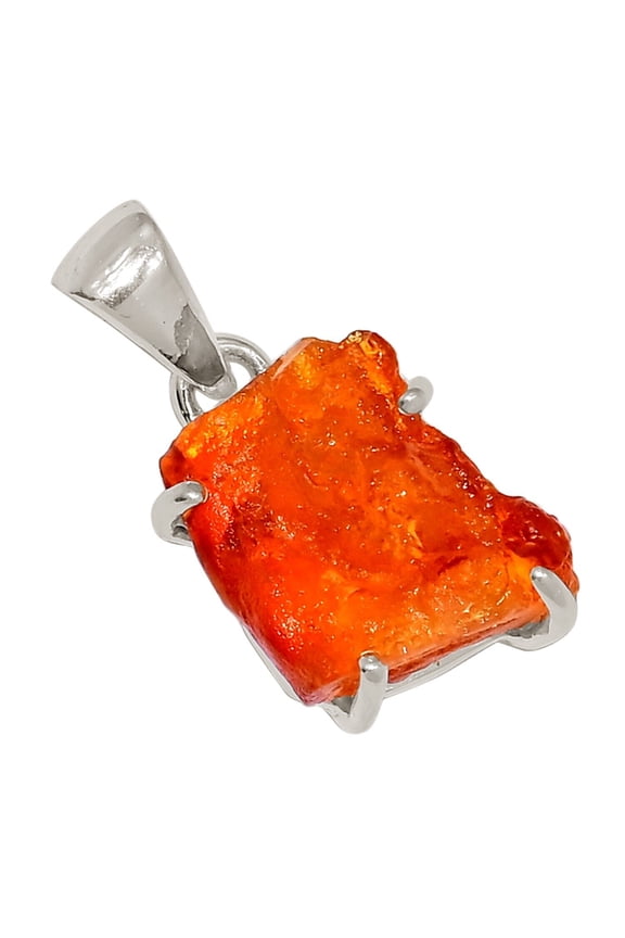 Natural Mexican Opal Rough 925 Sterling Silver Pendant Jewelry ALLP-28645