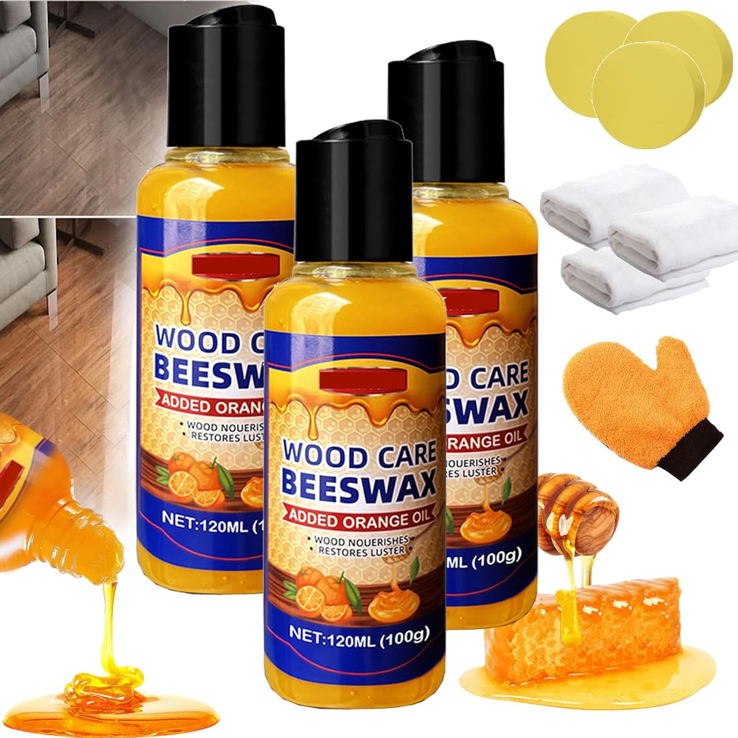Natural MicroMolecularized Beeswax, Beeswax Spray Furniture Polish