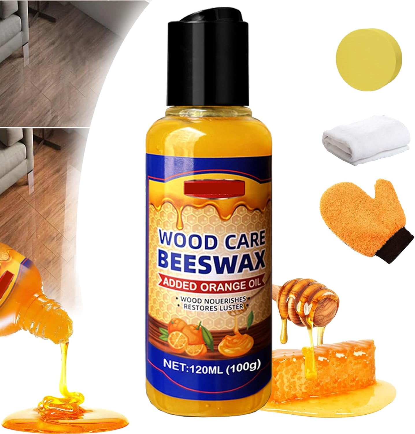 Natural MicroMolecularized Beeswax, Beeswax Spray Furniture Polish
