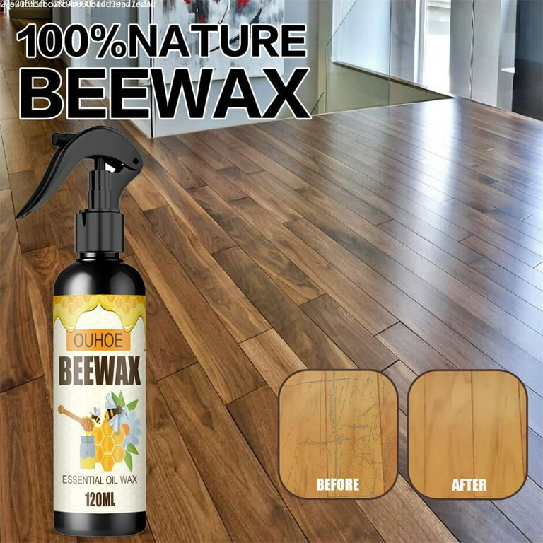 Natural Micro-Molecularized Beeswax Spray, Beeswax Spray Cleaner, Beeswax  Spray Furniture Polish And Cleaner, Furniture Polish Spray, Molecularized