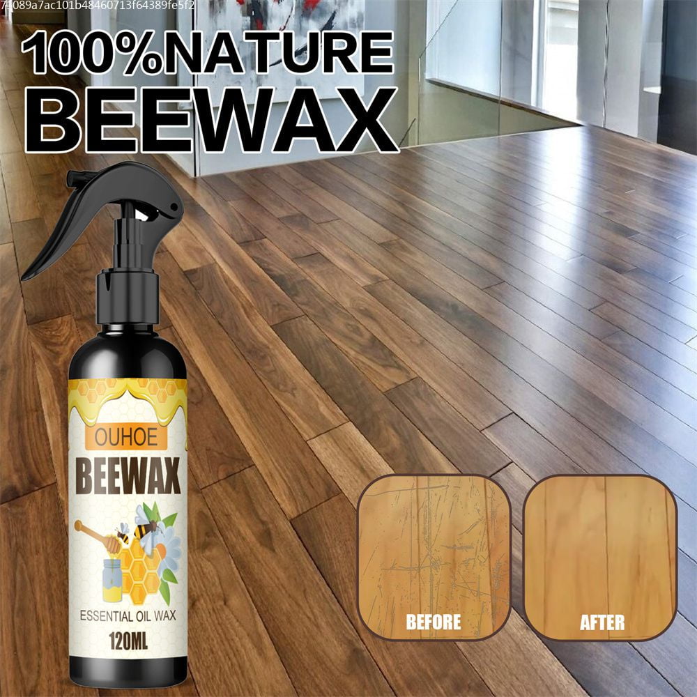 1-3pcs Natural Micro-molecularized Beeswax Spray, Nettoyant pour meubles  Poli 120ml Nouveau