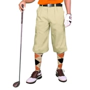 Natural Microfiber Golf Knickers  Plus Fours for Men - 38